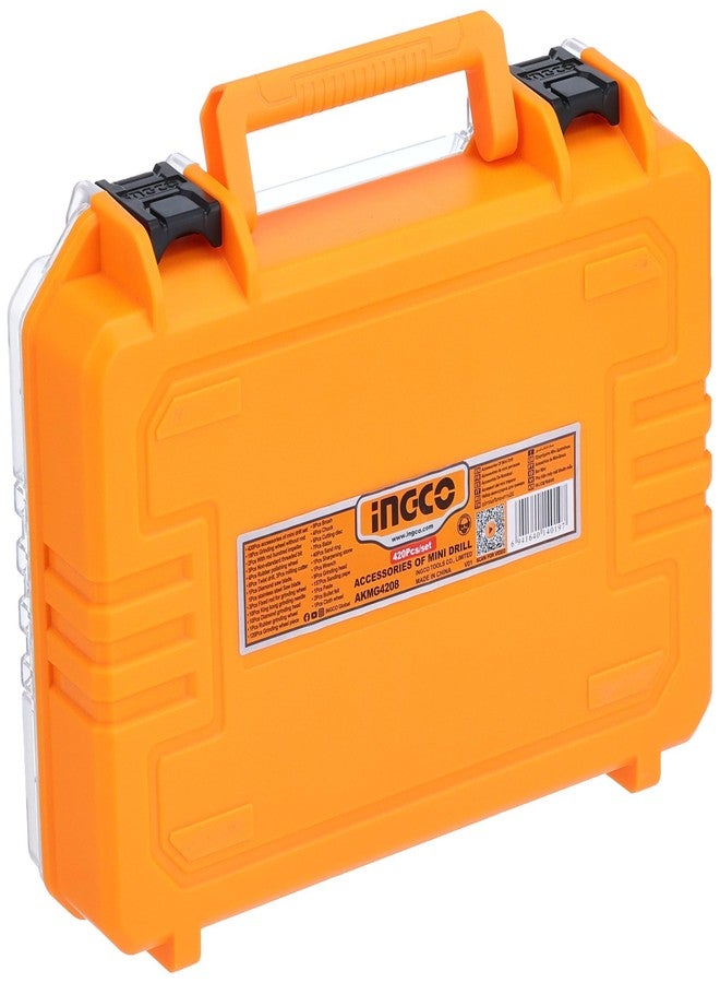 إنجكو مجموعة ملحقات INGCO مكونة من 420 قطعة للمثقاب الصغير AKMG4208 - Image 3